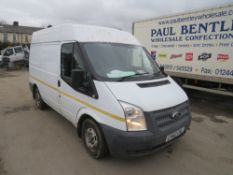 62 reg FORD TRANSIT 100 280 FWD (DIRECT COUNCIL) 1ST REG 09/12, 87991M, V5 MAY