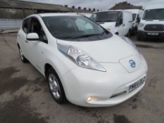 64 reg NISSAN LEAF ACENTA 5DR ELECTRIC HATCHBACK (DIRECT UNITED UTILITIES WATER) 1ST REG 02/15