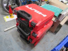 4 HILTI CASES [NO VAT]