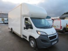 68 reg PEUGEOT BOXER 335 BLUE HDI 18FT LOW LOAD LUTON BOX VAN, 1ST REG 09/18, 161074M, V5 HERE, 1