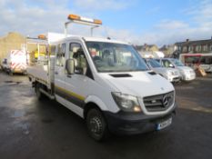 14 reg MERCEDES SPRINTER 516 CDI CREW CAB DROPSIDE, 1ST REG 06/14, 164184M WARRANTED, V5 HERE, 1