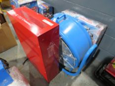 CLARKE 24" DRUM FAN, CLARKE 2.8KW INFRARED HEATER & CLARKE 20" BOX FAN [+ VAT]