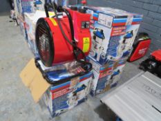 HEAT DEVIL ELECTRIC FAN & 3 X ASH CAN FILTER FOR VACUUM [+ VAT]