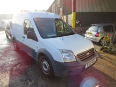 12 reg FORD TRANSIT CONNECT 90 T230 (NON RUNNER) (DIRECT UNITED UTILITIES WATER) 1ST REG 08/12,