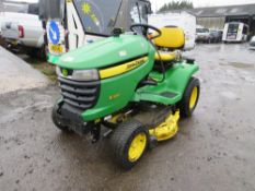 JOHN DEERE X320 RIDE ON MOWER (DIRECT COUNCIL) 1230 HOURS [+ VAT]