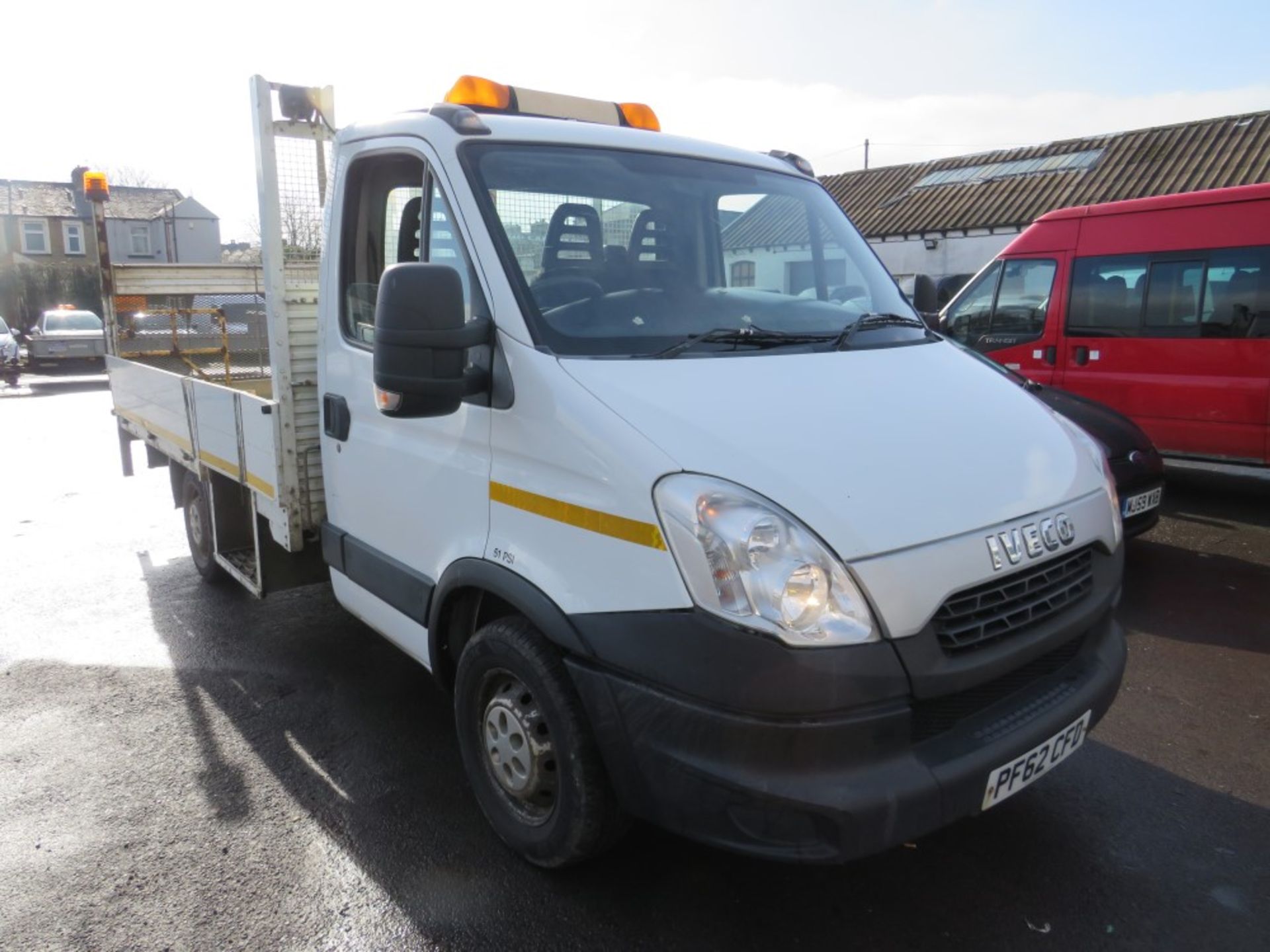 62 reg IVECO DAILY 35S13 DROPSIDE C/W TAIL LIFT, 1ST REG 02/13, TEST 03/22, 175886M WARRANTED, V5
