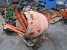 ELECTRIC CONCRETE MIXER WITH STAND [NO VAT]