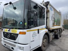 13 reg MERCEDES ECONIC 2629 6 X 4 REFUSE WAGON (DIRECT COUNCIL) (LOCATION LEEK) 1ST REG 07/13,