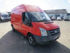 56 reg FORD TRANSIT 100 T350L RWD HIGH TOP, 1ST REG 12/06, 131677M, V5 HERE, 2 FORMER KEEPERS [NO
