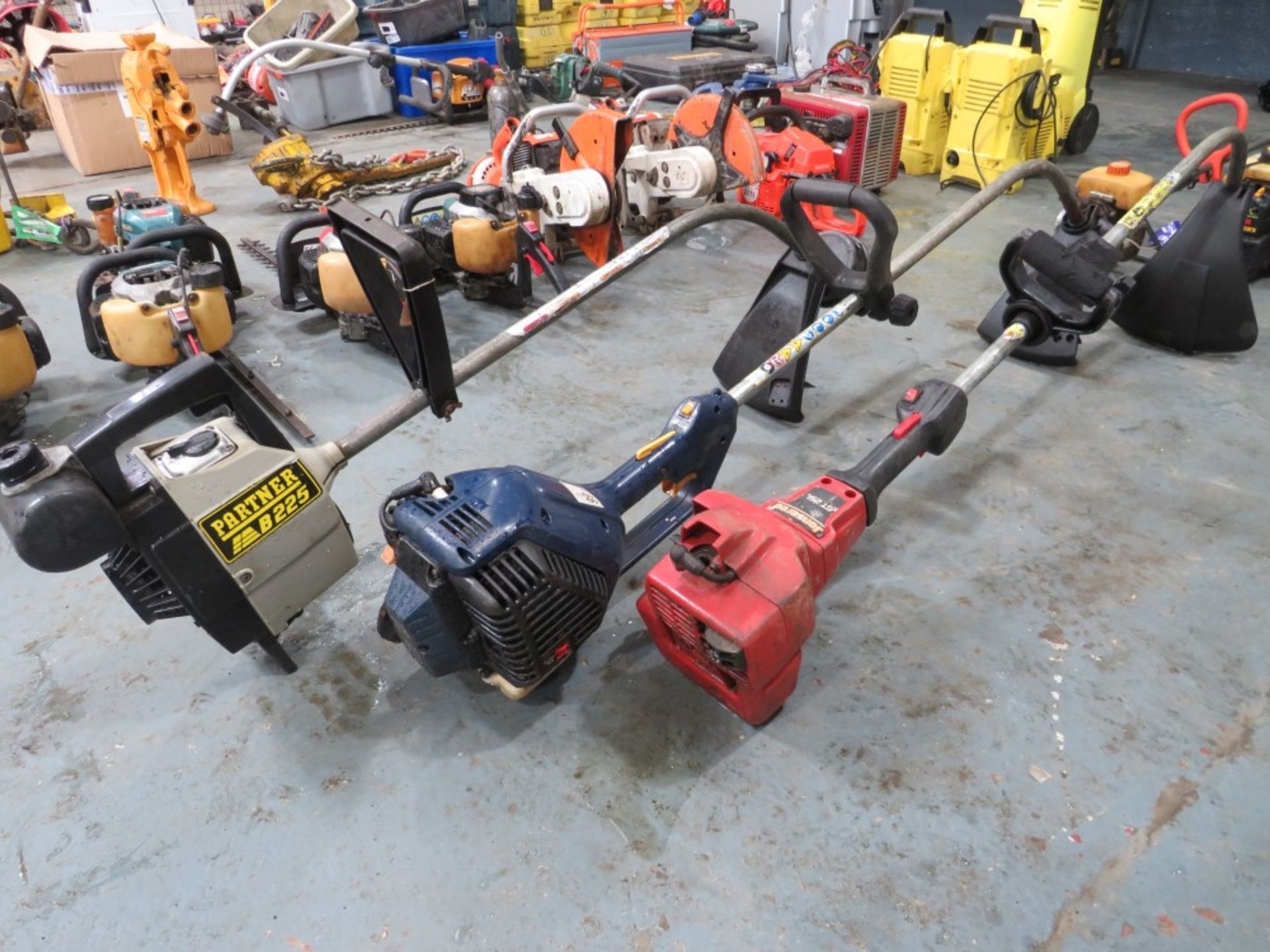 3 PETROL STRIMMERS [NO VAT]