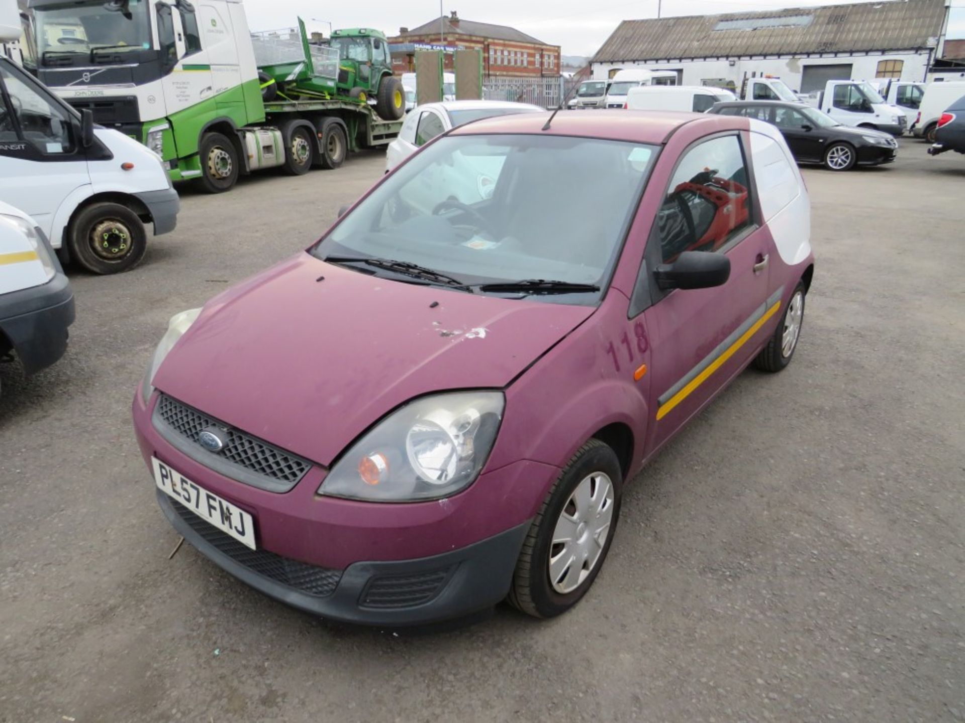 57 reg FORD FIESTA TDCI VAN (DIRECT COUNCIL) 1ST REG 02/08, 62835M, V5 HERE, 1 OWNER FROM NEW [+ - Image 2 of 6