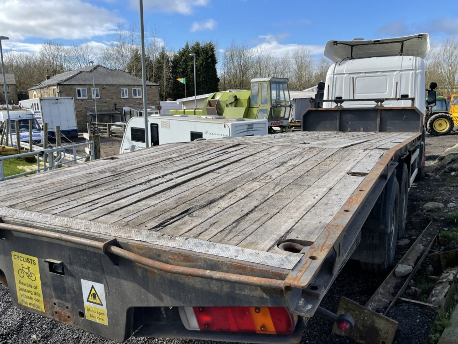 57 reg SCANIA BEAVER TAIL PLANT LORRY (LOCATION BLACKBURN) 1ST REG 11/07, 907630KM, V5 HERE (RING - Image 4 of 5