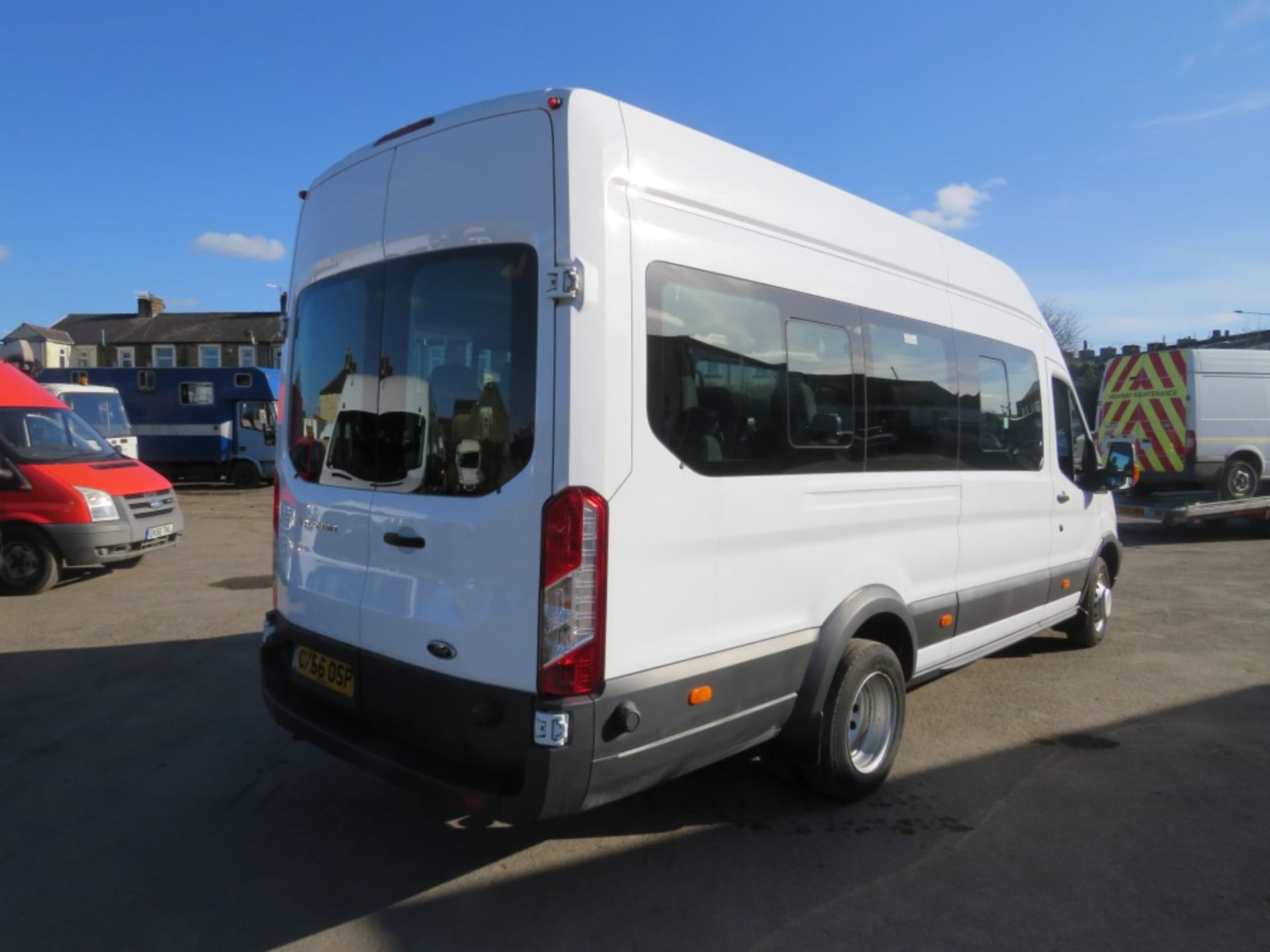 66 reg FORD TRANSIT 460 ECONETIC TECH MINIBUS, 1ST REG 10/16, TEST 10/21, 42593KM WARRANTED, V5 - Image 4 of 7