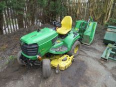 15 reg JOHN DEERE X750 RIDE ON MOWER C/W BOX (DIRECT COUNCIL) 1ST REG 04/15, 1571 HOURS, V5 HERE,