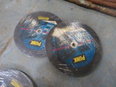 2 PUNK METAL CUTTING DISCS [NO VAT]