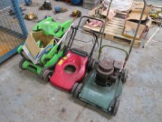 3 LAWN MOWERS [NO VAT]