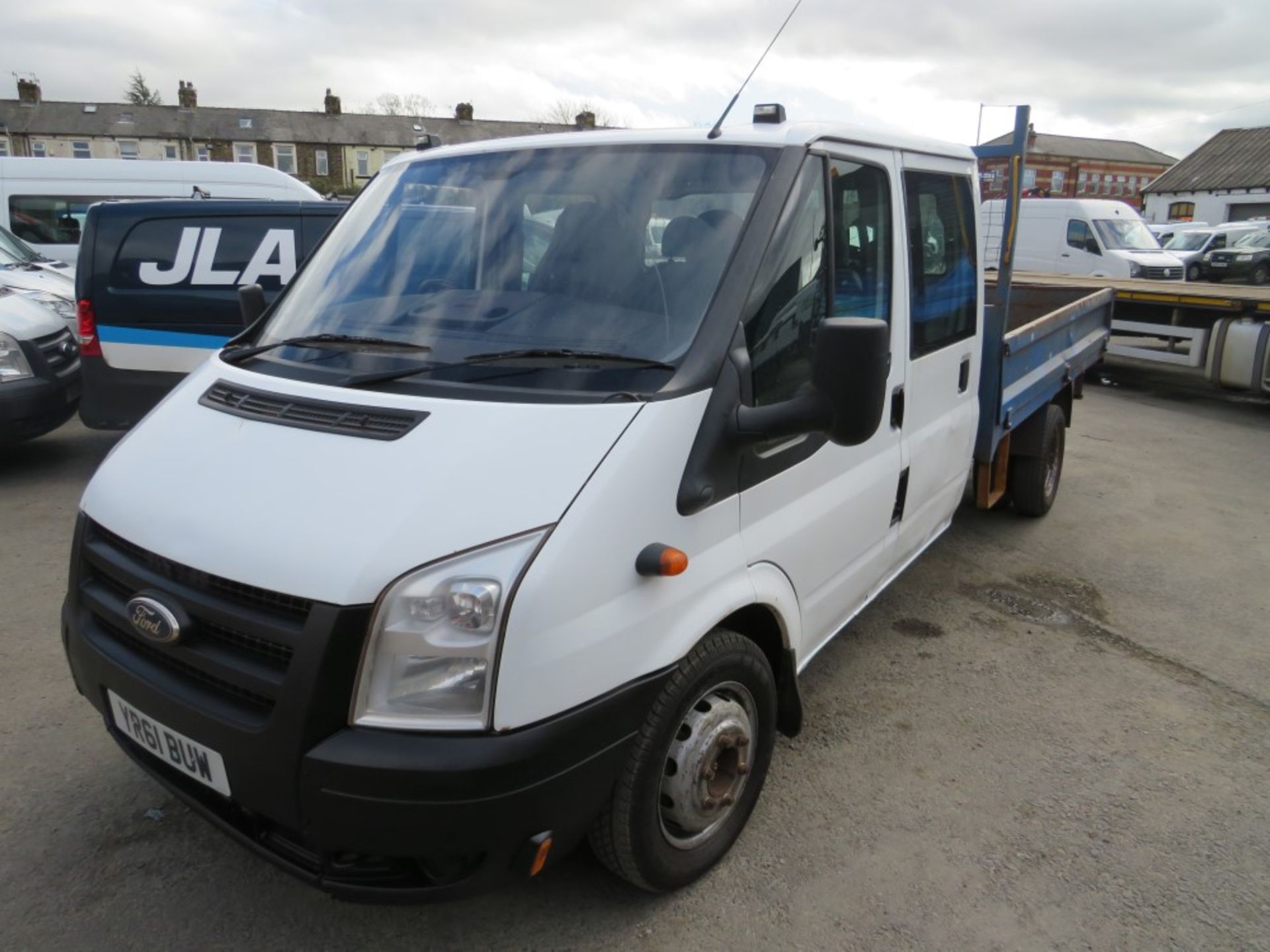 61 reg FORD TRANSIT 350 115 T350L DOUBLE CAB DROPSIDE, 1ST REG 11/11, 25814M WARRANTED, V5 HERE, 1 - Image 2 of 6