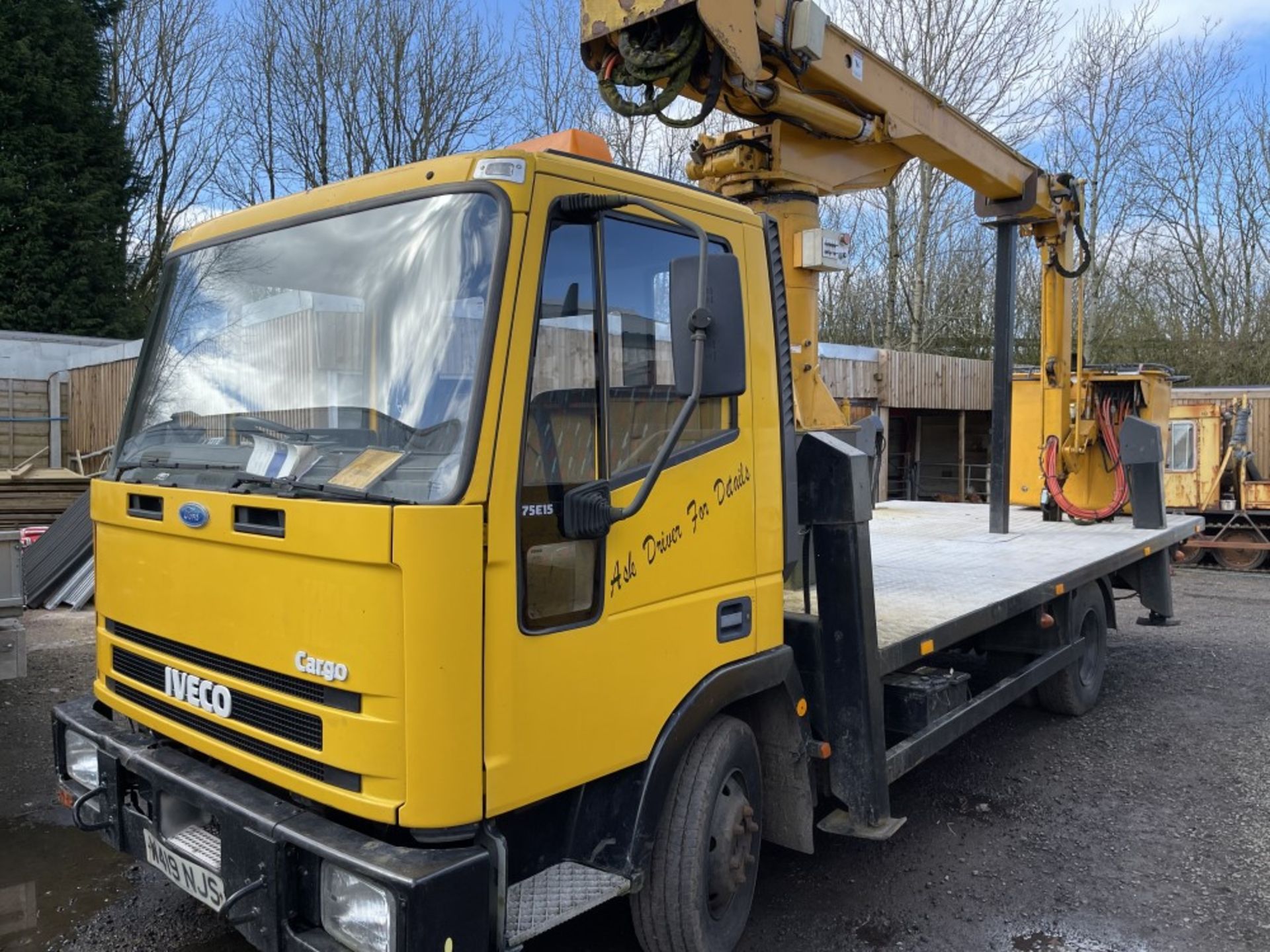 W reg FORD IVECO CHERRY PICKER (LOCATION BLACKBURN) 1ST REG 02/00, V5 HERE (RING FOR COLLECTION