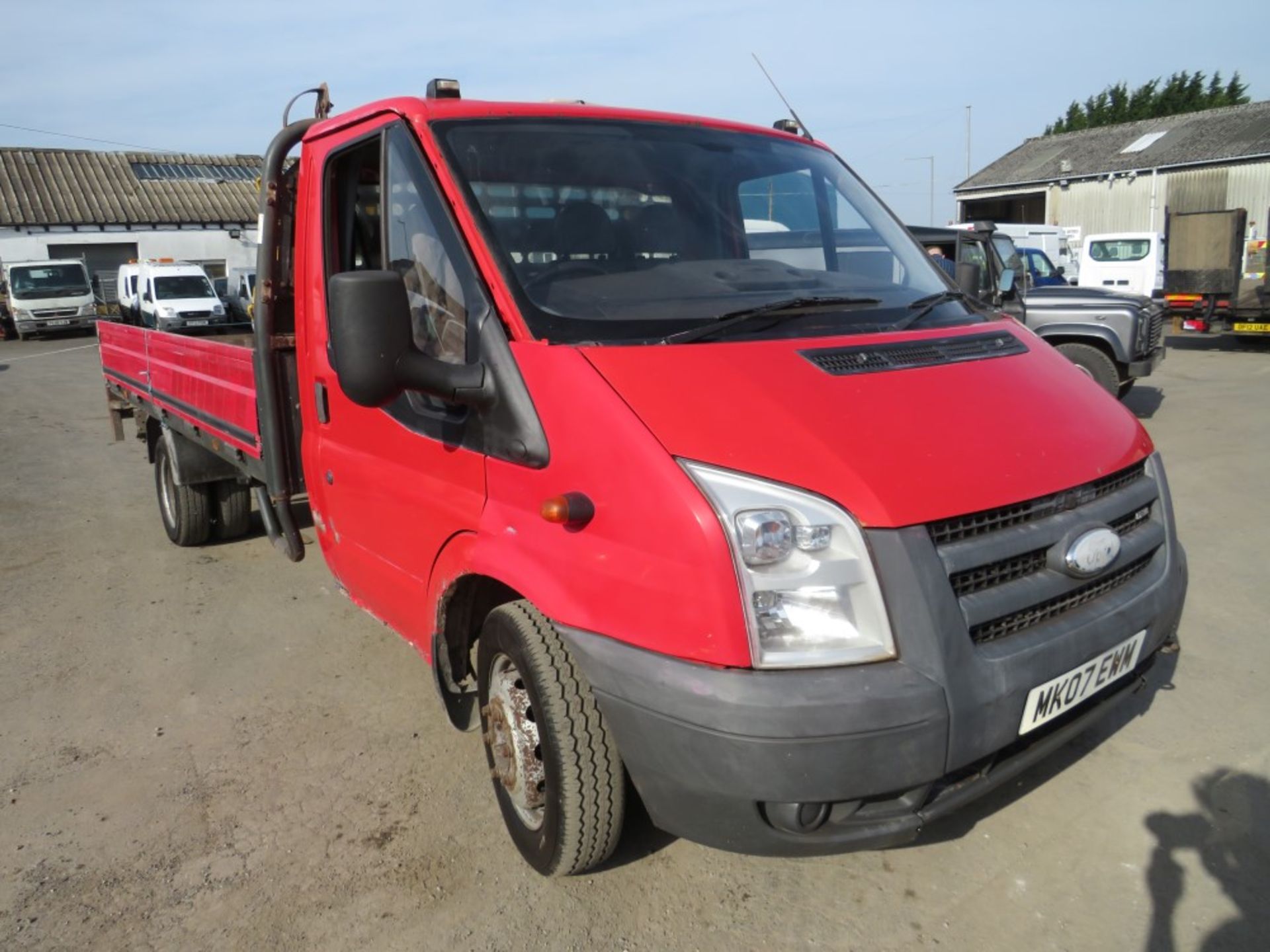 07 reg FORD TRANSIT 350 LWB DROPSIDE, 1ST REG 03/07, 99194M WARRANTED, V5 HERE, 1 FORMER KEEPER [+