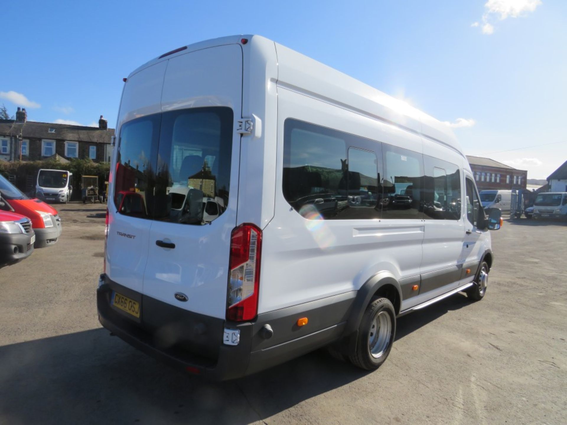 66 reg FORD TRANSIT 460 ECONETIC TECH MINIBUS, 1ST REG 10/16, TEST 08/21, 50905KM WARRANTED, V5 - Image 4 of 7