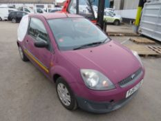 57 reg FORD FIESTA TDCI VAN (DIRECT COUNCIL) 1ST REG 02/08, 46499M, V5 HERE, 1 OWNER FROM NEW [+