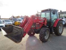 04 reg MASSEY FERGUSON 5455 4WD TRACTOR WITH LOADER (DIRECT UNITED UTILITIES WATER) 1ST REG 04/04,