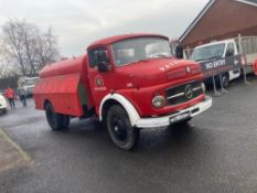 1966 MERCEDES 1113 FIRE FIGHTING TANKER LHD (LOCATION SKELMERSDALE) RUNS & DRIVES, 59000KM, NO V5 (