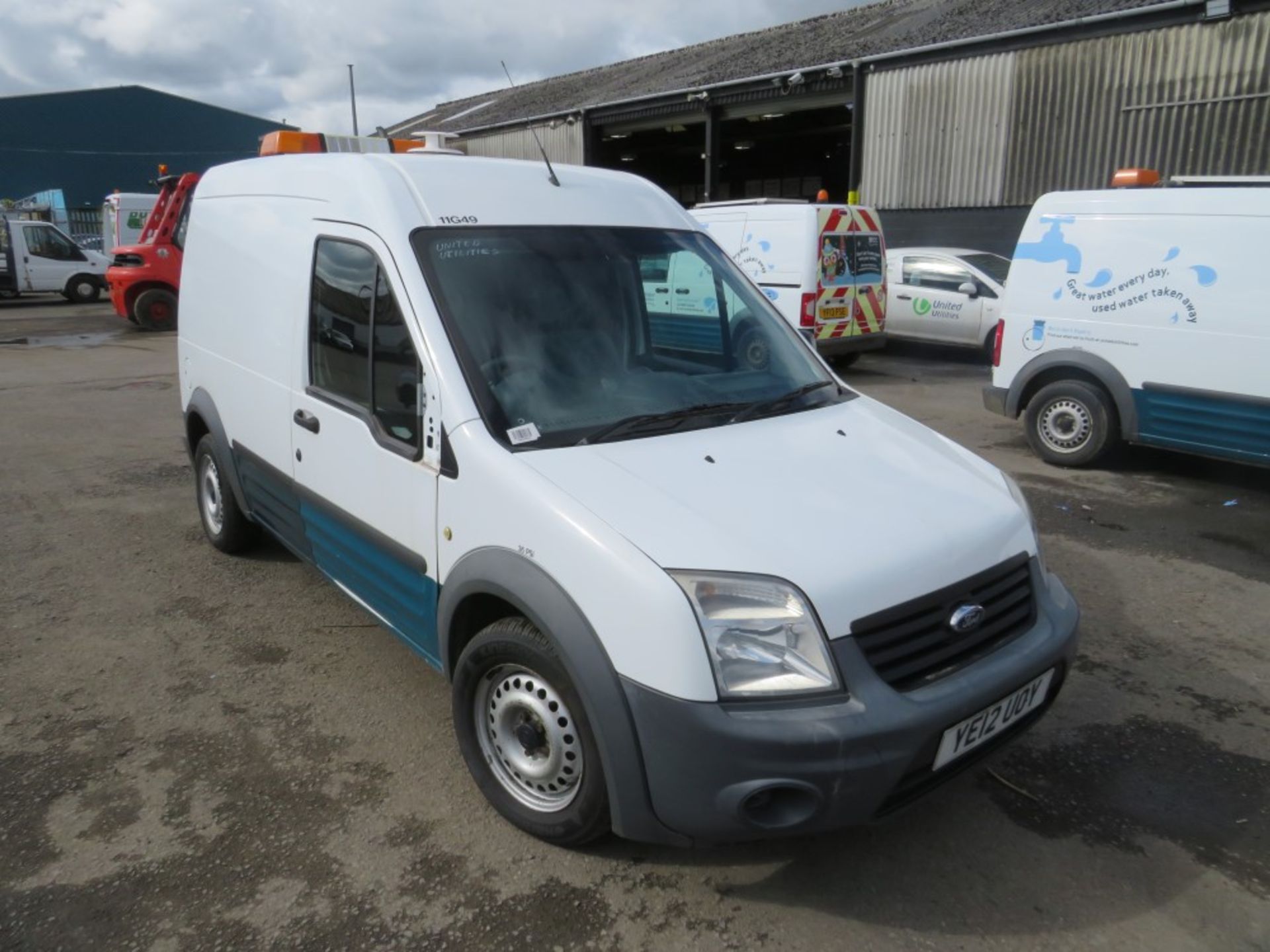 12 reg FORD TRANSIT CONNECT 90 T230 (DIRECT UNITED UTILITIES WATER) 1ST REG 05/12, 160521M, V5 MAY