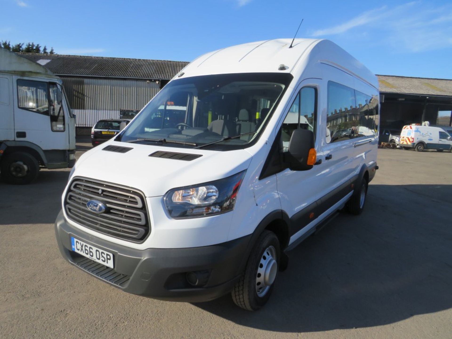 66 reg FORD TRANSIT 460 ECONETIC TECH MINIBUS, 1ST REG 10/16, TEST 10/21, 42593KM WARRANTED, V5 - Image 2 of 7