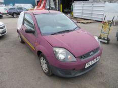 57 reg FORD FIESTA TDCI VAN (DIRECT COUNCIL) 1ST REG 02/08, 62835M, V5 HERE, 1 OWNER FROM NEW [+