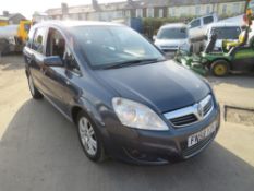 58 reg VAUXHALL ZAFIRA DESIGN CDTI, 1ST REG 09/08, TEST 03/22, 112874M, V5 HERE, 4 FORMER KEEPERS [