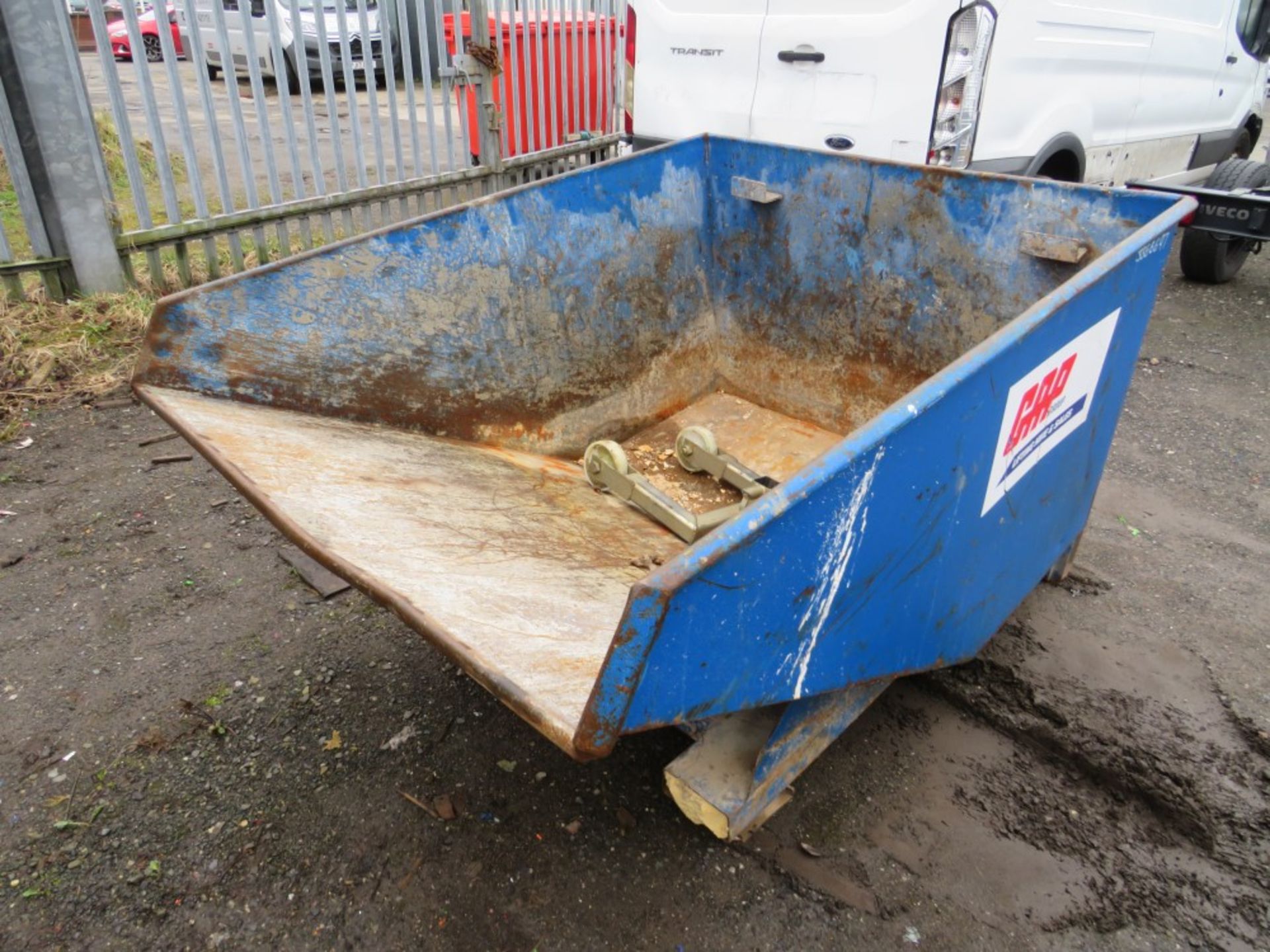 1200 LTR AUTOLOCK F/L TIP SKIP (DIRECT GAP) [+ VAT]