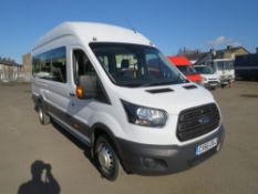 66 reg FORD TRANSIT 460 ECONETIC TECH MINIBUS, 1ST REG 10/16, TEST 08/21, 50905KM WARRANTED, V5