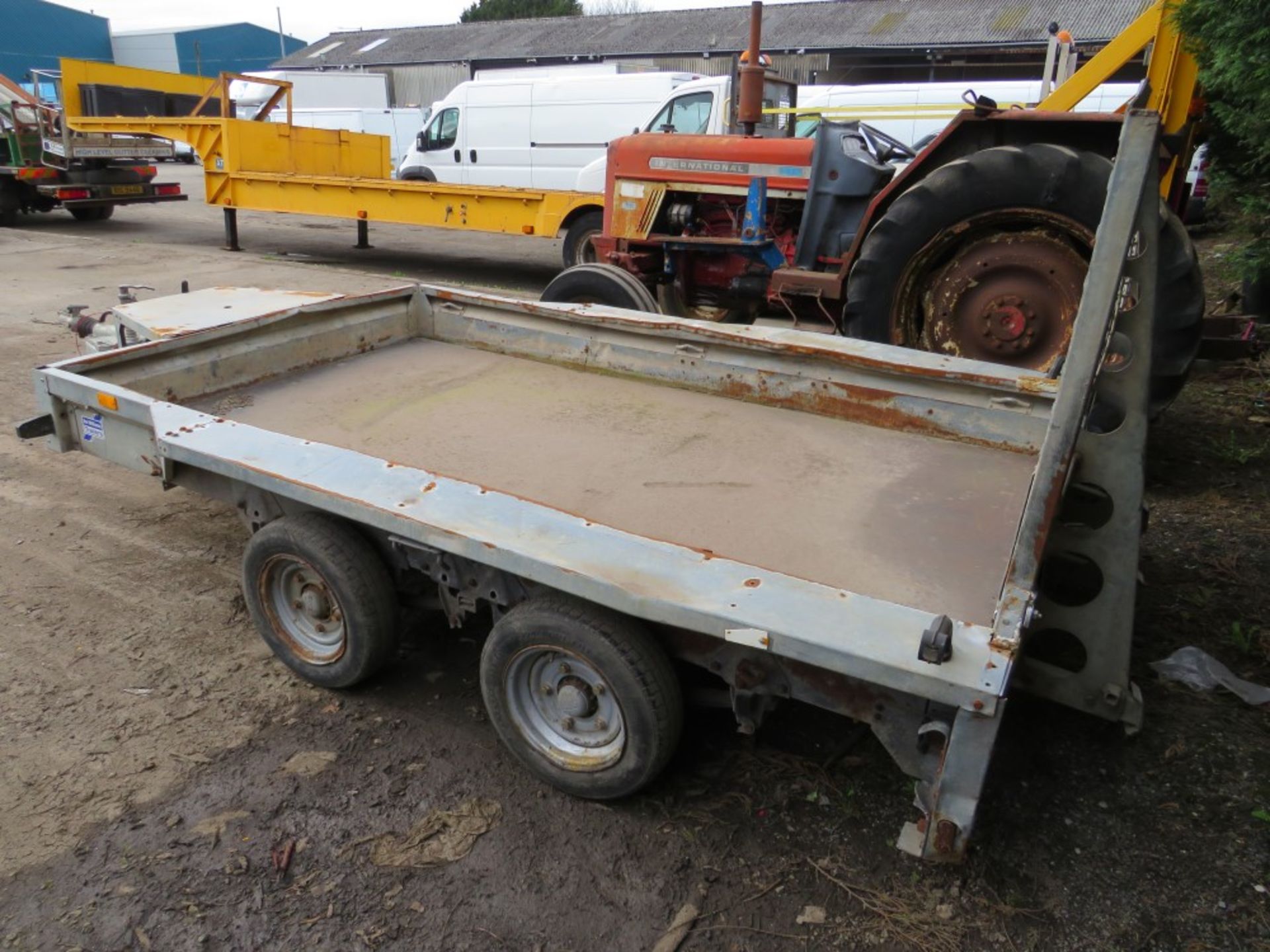 IFOR WILLIAMS TWIN AXLE 3.5 TON PLANT TRAILER [+ VAT] - Image 2 of 2