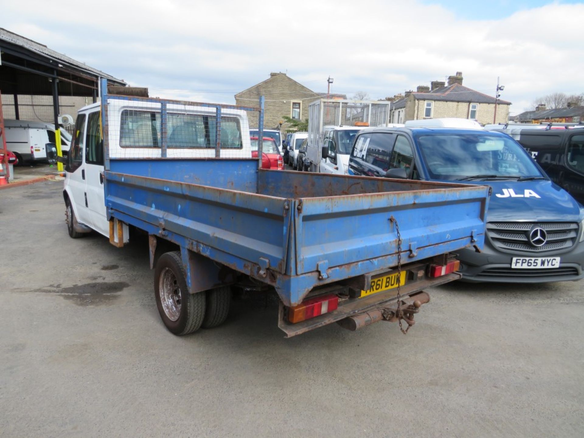 61 reg FORD TRANSIT 350 115 T350L DOUBLE CAB DROPSIDE, 1ST REG 11/11, 25814M WARRANTED, V5 HERE, 1 - Image 3 of 6