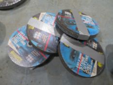 4 PACKS 230 X 3MM STONE CUTTING DISCS - 10 IN EACH PACK [NO VAT]