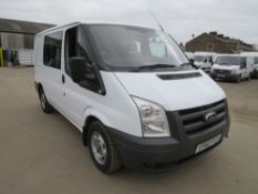 60 reg FORD TRANSIT 85 T280S D/C FWD, 1ST REG 12/10, TEST 12/21, 90174M WARRANTED, V5 HERE, 1 FORMER