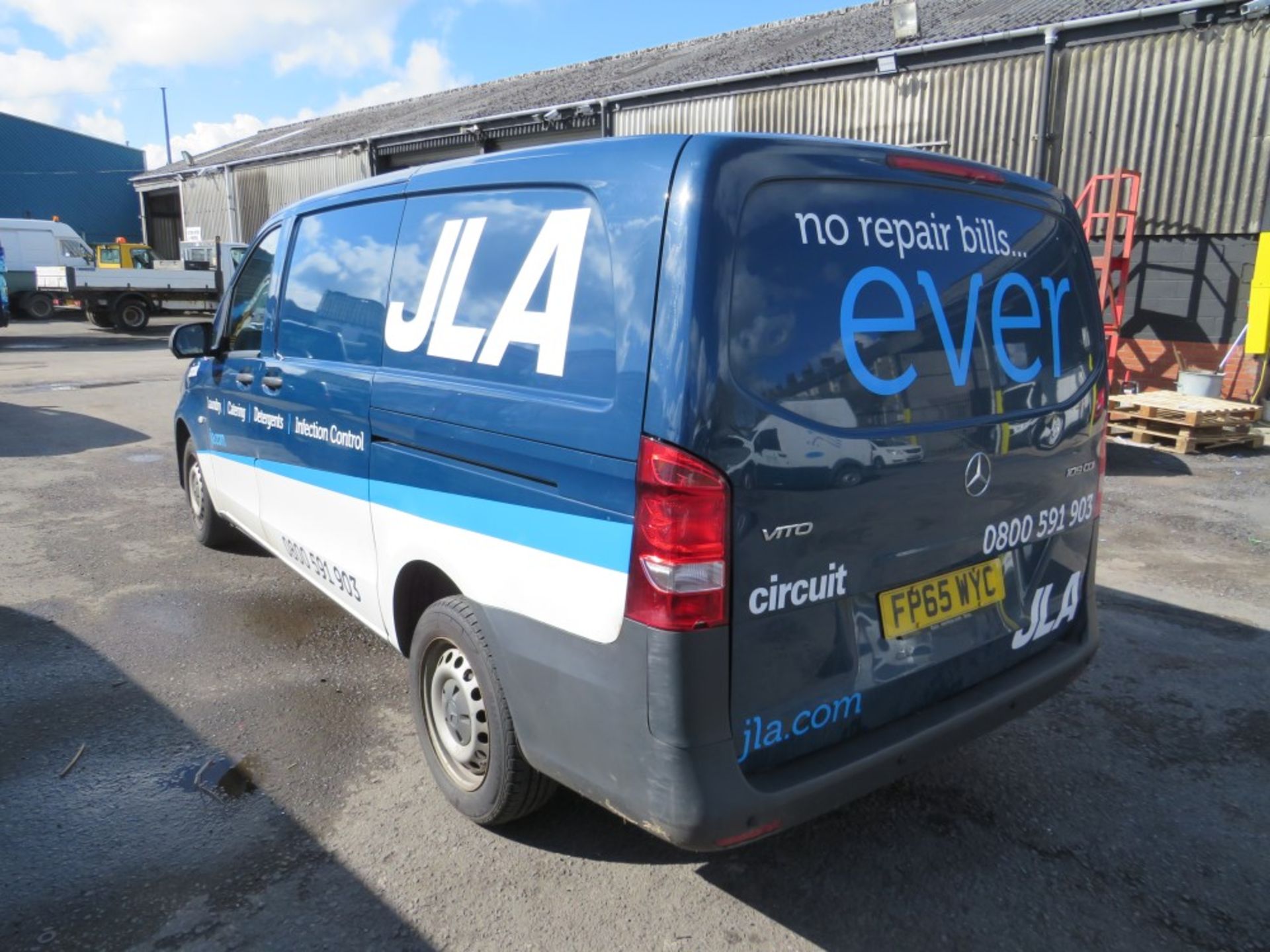 65 reg MERCEDES VITO 109 CDI, 1ST REG 02/16, TEST 02/22, 168411M, V5 HERE, 2 FORMER KEEPERS [NO - Bild 3 aus 8