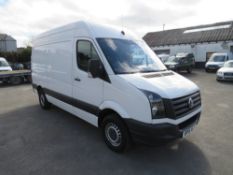 15 reg VW CRAFTER CR35 TDI MWB HIGH ROOF, 1ST REG 07/15, TEST 03/22, 121308M WARRANTED, PART V5 -