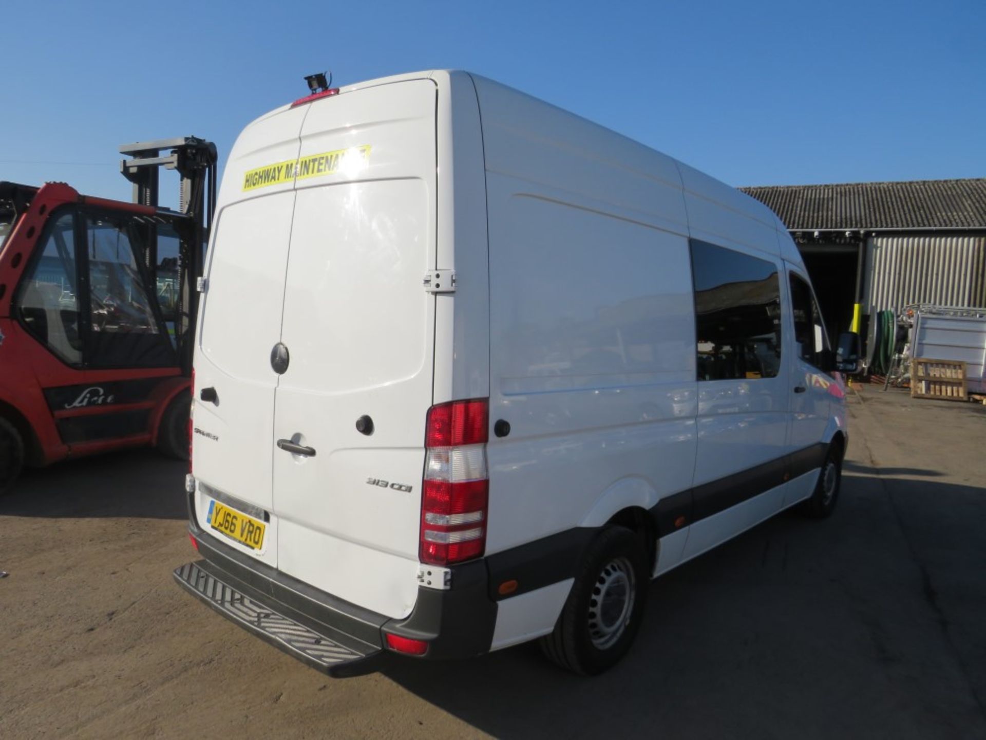 66 reg MERCEDES SPRINTER 313 CDI, 1ST REG 09/16, TEST 11/21, 176460M, V5 HERE, 1 OWNER FROM NEW [+ - Image 4 of 8