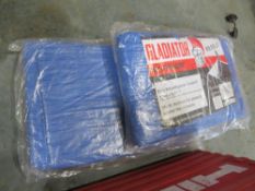 2 OFF 9M X 7M TARPAULINS [+ VAT]