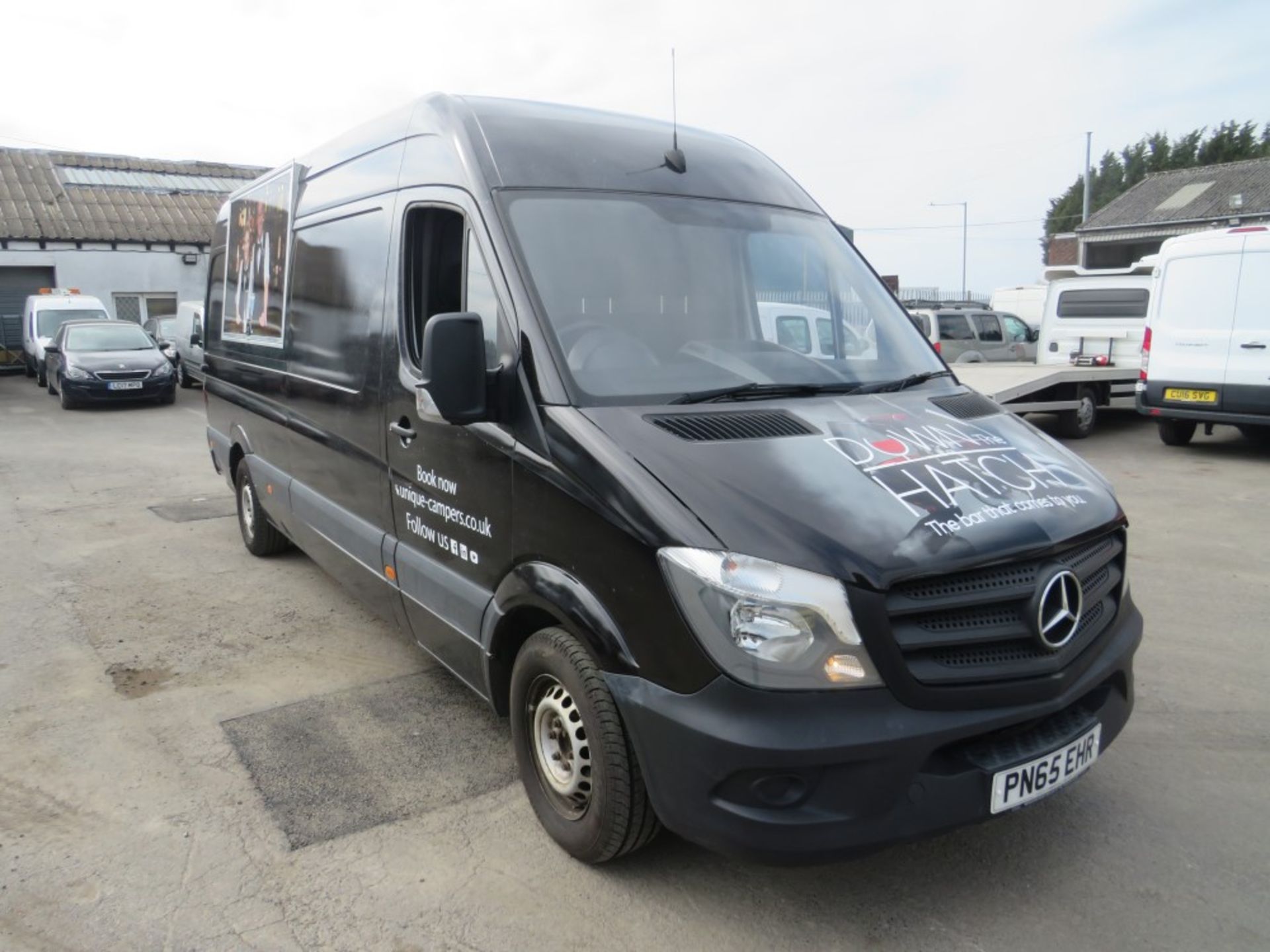 65 reg MERCEDES SPRINTER 313 CDI MOBILE BAR, AIR CON, FSH, 1ST REG 09/15, 78272M [+ VAT]