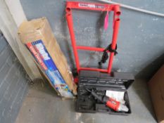 ENGINE STAND, SACK TRUCK, SANDER/POLISHER [+ VAT]