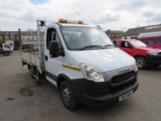 13 reg IVECO DAILY 35S13 MWB DROPSIDE C/W TAIL LIFT, 1ST REG 08/13, TEST 03/22, 180518M WARRANTED,