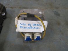 110V - 240V TRANSFORMER [NO VAT]