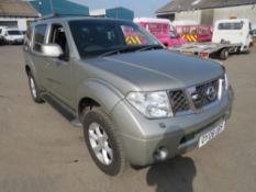 08 reg NISSAN PATHFINDER AVENTURA DCI A, 1ST REG 07/08, TEST 07/21, 108778M, V5 HERE, 5 FORMER