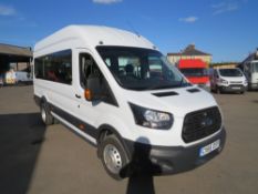 66 reg FORD TRANSIT 460 ECONETIC TECH MINIBUS, 1ST REG 10/16, TEST 10/21, 42593KM WARRANTED, V5