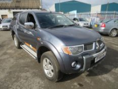 59 reg MITSUBISHI L200 RAGING BULL DI-D D/C PICK-UP, 1ST REG 02/10, TEST 01/22, 108011M WARRANTED,