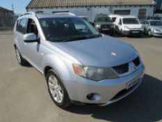 2007 MITSUBISHI OUTLANDER ELEGANCE DI-D, 1ST REG 09/07, TEST 01/22, 184355M, V5 HERE, 5 FORMER