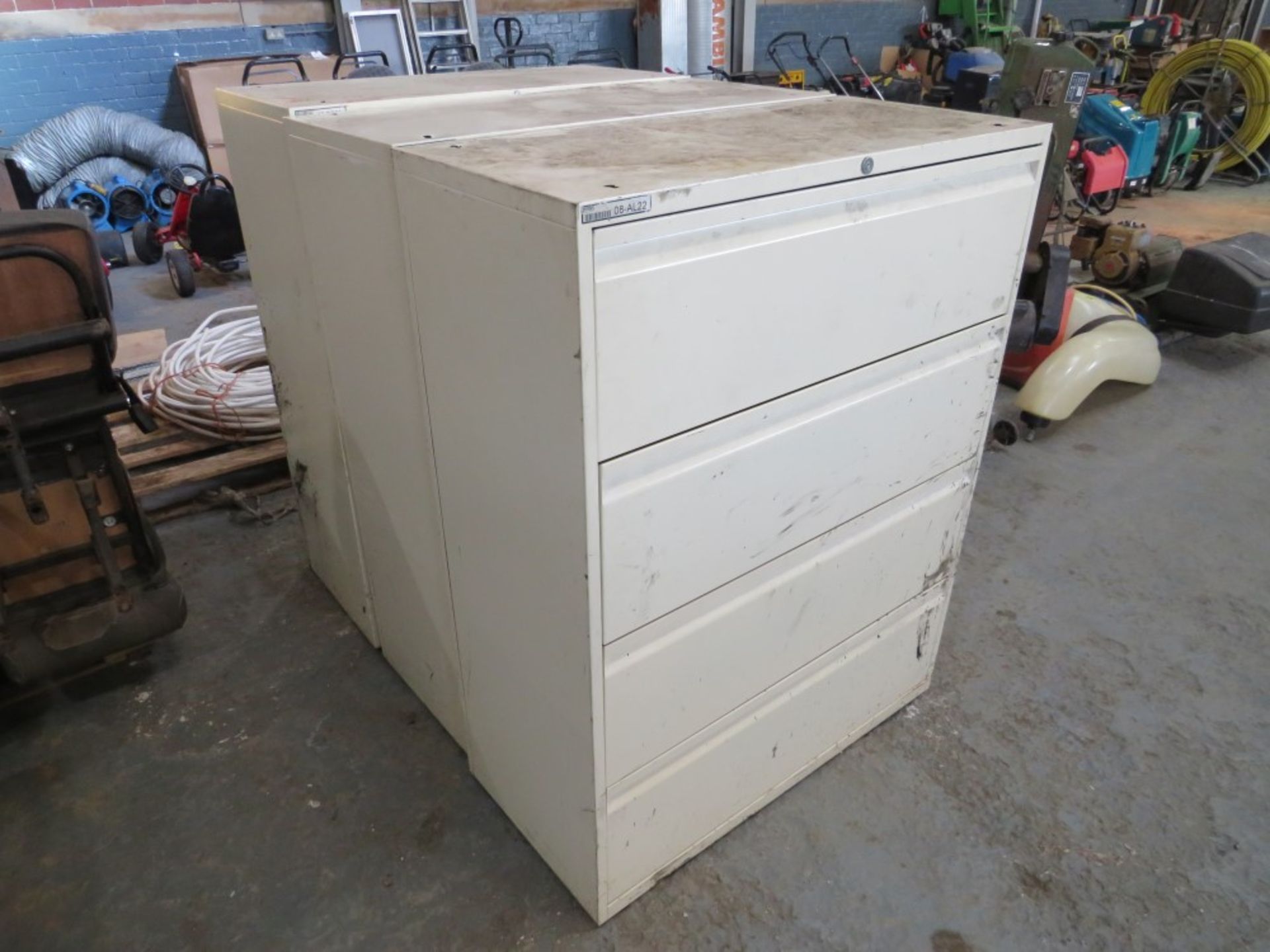 3 x FILING CABINETS [NO VAT]